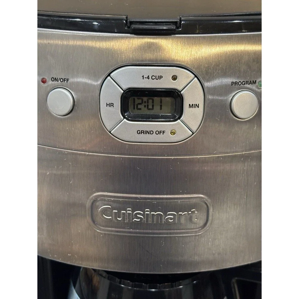 Cuisinart Grind & Brew Coffee Maker DGB-650 10 Cup Thermal Stainless Carafe